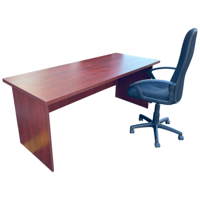 Mono 2 Piece Office Set Mahogany - 1800 Desk