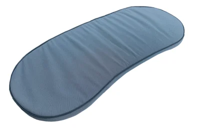 2 Seater Outdoor Cushion Deluxe Charcoal (To fit Tulip Park Bench)