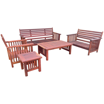 Zambezi Teak 5 Piece Morris set Excl. cushions
