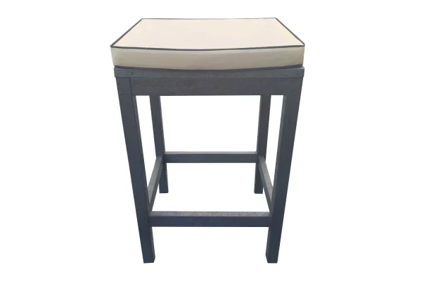 Bar Chair (Recycled Plastic) with Beige Cushion