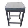 Bar Chair (Recycled Plastic) with Charcoal Cushion