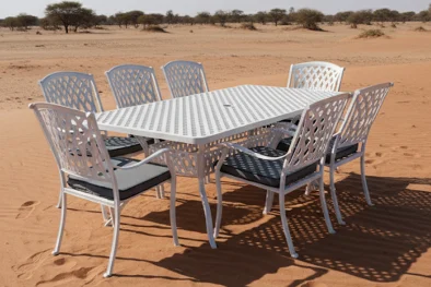 Tuscan 8 Seater Dining Set with Charcoal Cushions