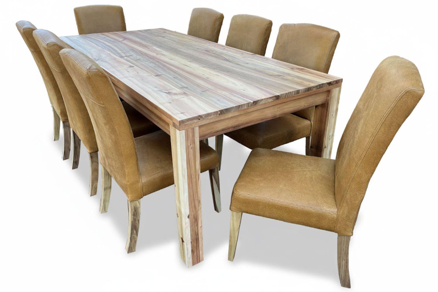 9 Piece Primo Tan Mod Dining set Special