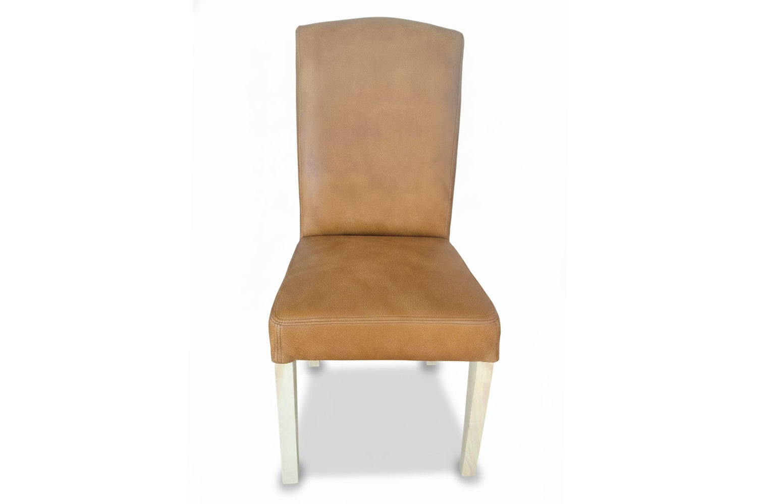 Genuine Full Leather Primo Cotton wood Dining Chair Exotic Tan