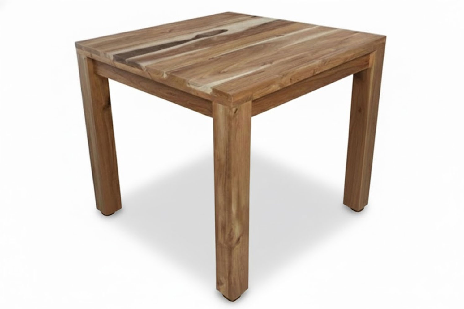 MOD 4 Seater Dining Table (1000 x 1000) Solid Blackwood