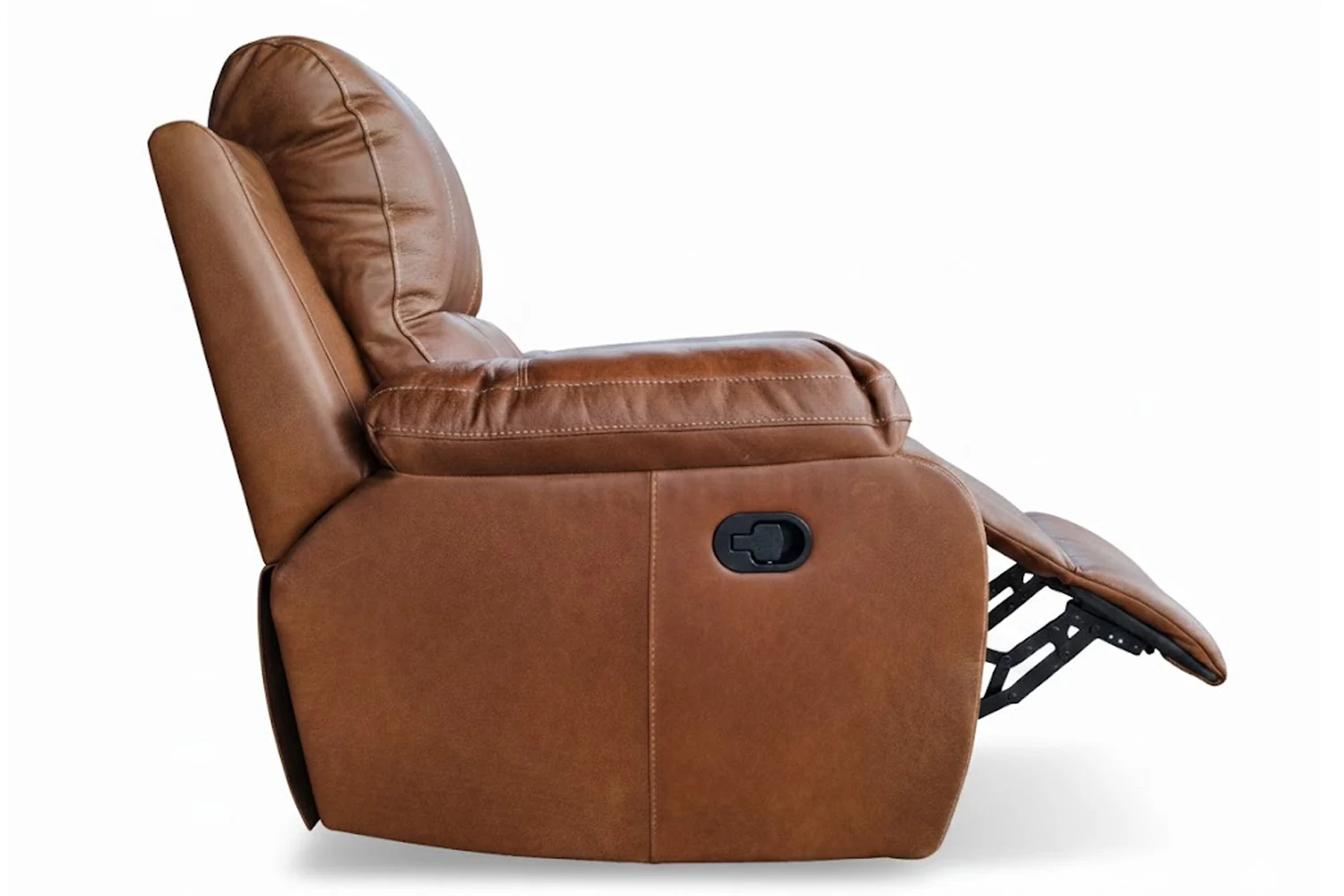 Premier Genuine Leather Single Recliner Chair (Vintage Tan)