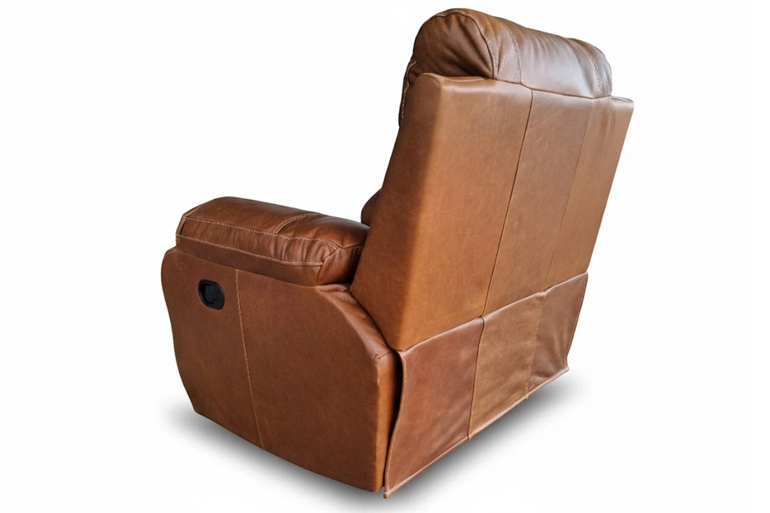 Premier Genuine Leather Single Recliner Chair (Vintage Tan)