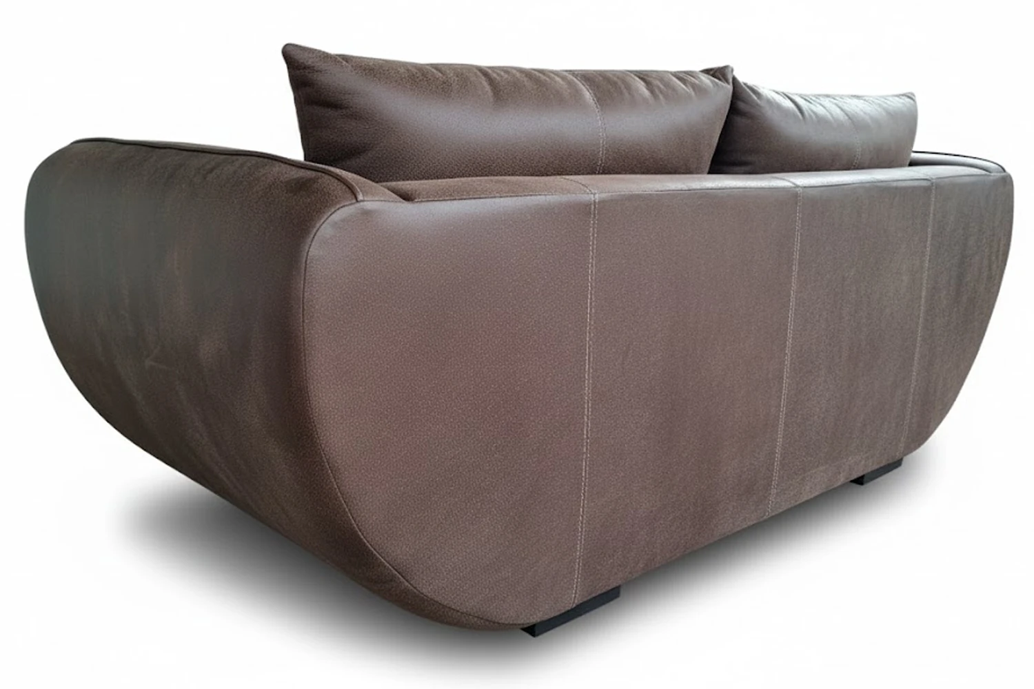 Regale Comfort Genuine Leather Sofa 2-Seater (Exotic Brown) - Image 4