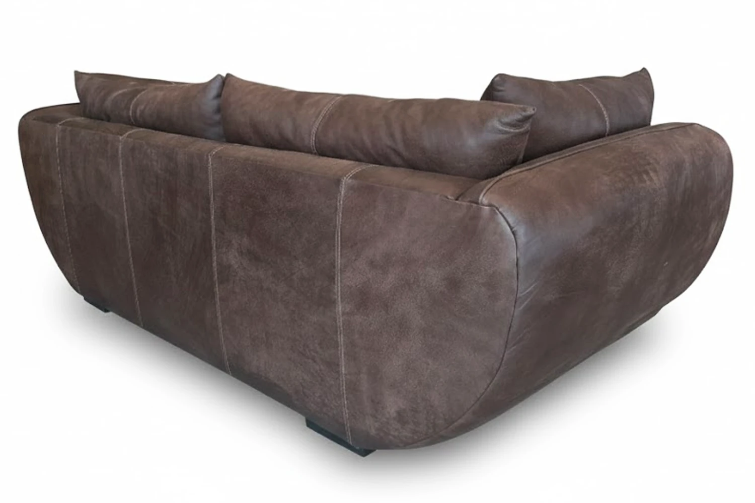 Regale Comfort Genuine Leather Sofa 3-Seater (Exotic Brown) - Image 4