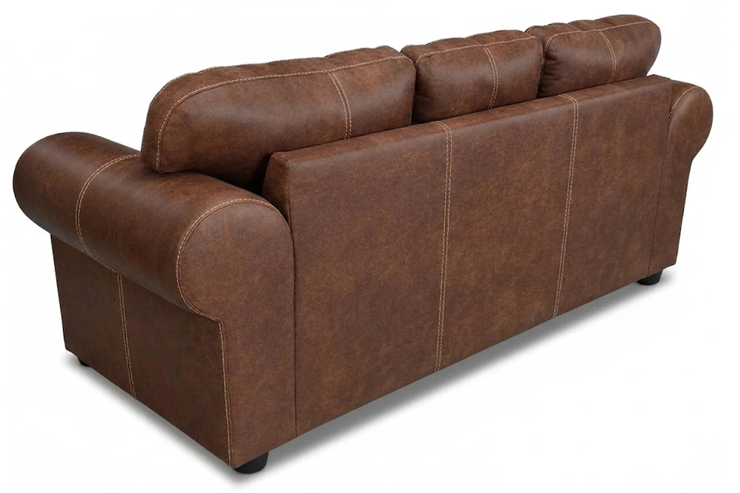 Afrikan Comfort Genuine Leather Sofa 3-Seater (Exotic Brandy) 2
